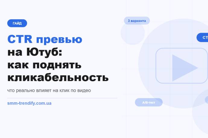 CTR прев’ю на Ютуб: що насправді піднімає клікабельність ролика