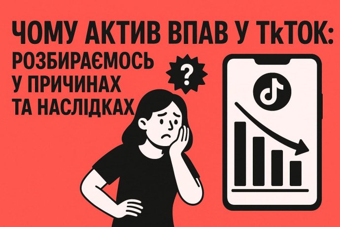 Чому актив впав у TikTok: розбираємось у причинах та наслідках
