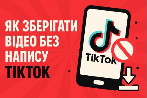 Как хранить видео без надписи TikTok