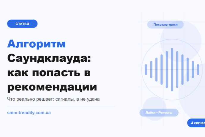 Как устроен алгоритм рекомендаций Саундклауда и что реально влияет на попадание в подборки