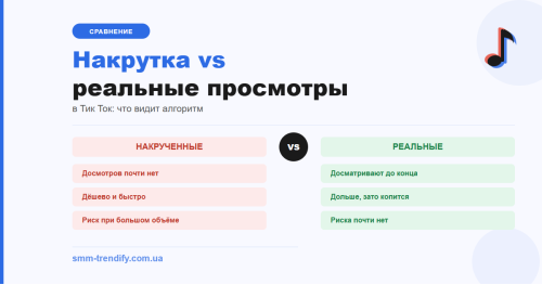 Накрутка против реальных просмотров в Тик Ток: что из этого видит алгоритм