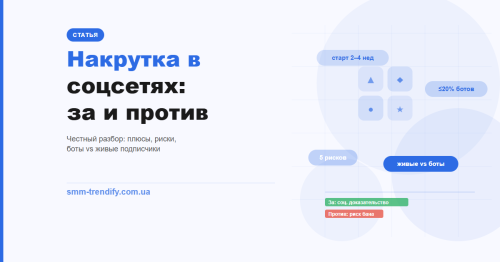 Накрутка в соцсетях: за и против — что реально работает, а что нет Накрутка в соцсетях: за и против — что реально работает, а что нет