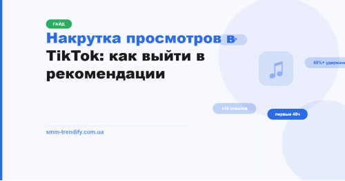 Накрутка просмотров в TikTok: как выйти в рекомендации