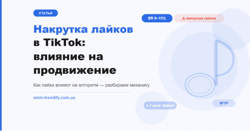 Накрутка лайков в TikTok: как это влияет на алгоритм и продвижение аккаунта