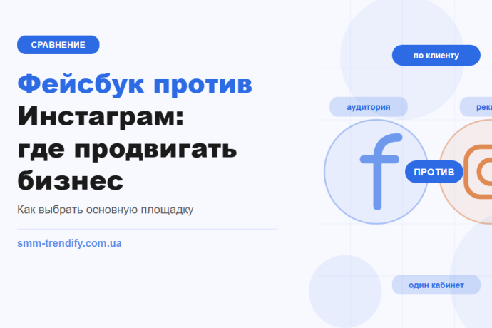 Фейсбук или Инстаграм: где продвигать бизнес в Украине и как разделить силы между площадками
