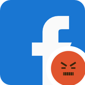 Реакция Angry на пост Facebook