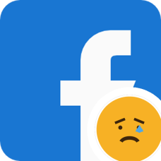 Реакция Sad Facebook