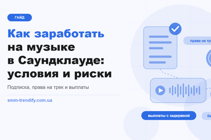 Как заработать на музыке в Саундклауде: подписка, проверка прав, выплаты и что с Украиной