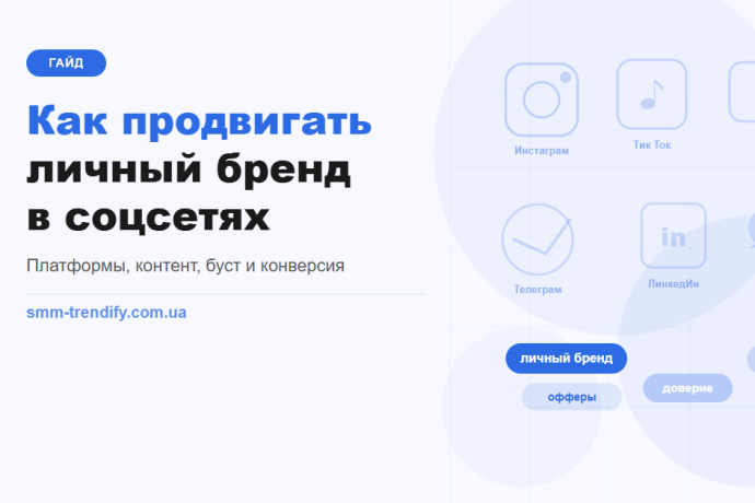 Как продвигать личный бренд в соцсетях: гайд от платформы до конверсии