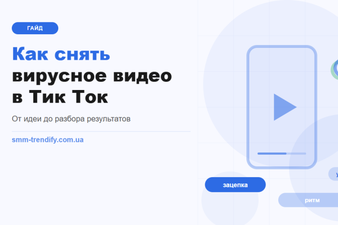 Как снять вирусное видео в Тик Ток: гайд от идеи до разбора результатов