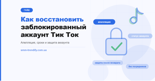 Как восстановить заблокированный аккаунт Тик Ток: что можно сделать и сколько ждать