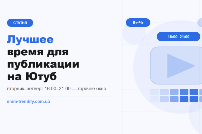 Лучшее время для публикации на Ютуб: когда выходить, чтобы алгоритм работал на тебя