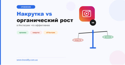 Накрутка vs органический рост в Инстаграм: что эффективнее