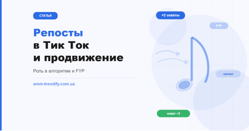 Репосты в Тик Ток: почему это самый сильный сигнал вовлечённости и как его использовать