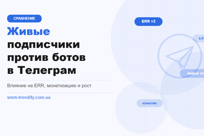 Живые подписчики против ботов в Телеграм: как это влияет на ERR, монетизацию и рост канала
