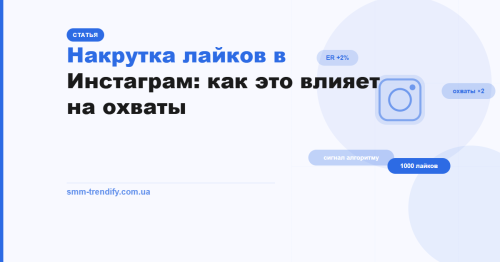 Накрутка лайків в Інстаграм: як це впливає на охоплення Накрутка лайків в Інстаграм: як це впливає на охоплення